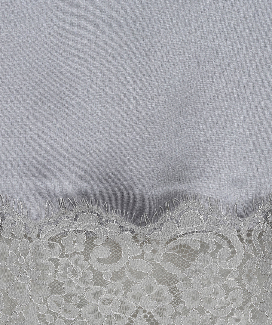 Esqualo top satin lace