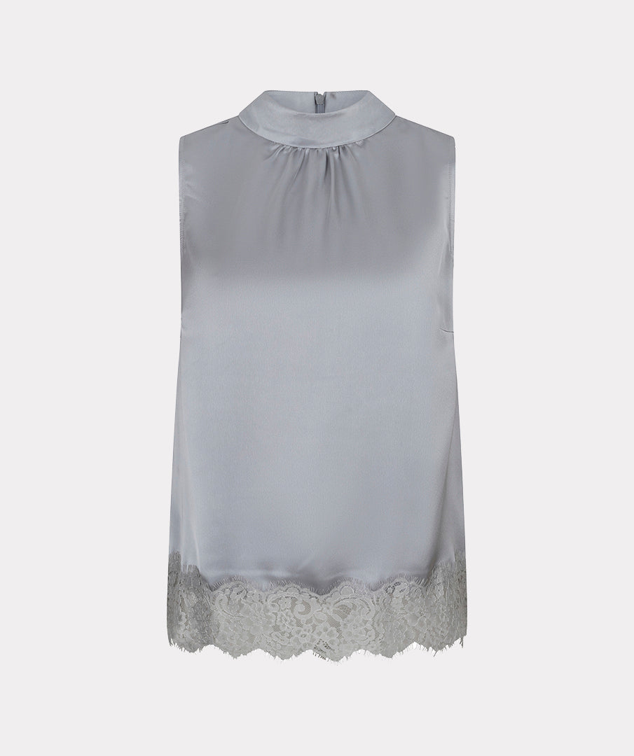 Esqualo top satin lace
