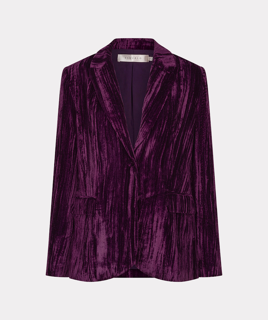Esqualo blazer structure velours