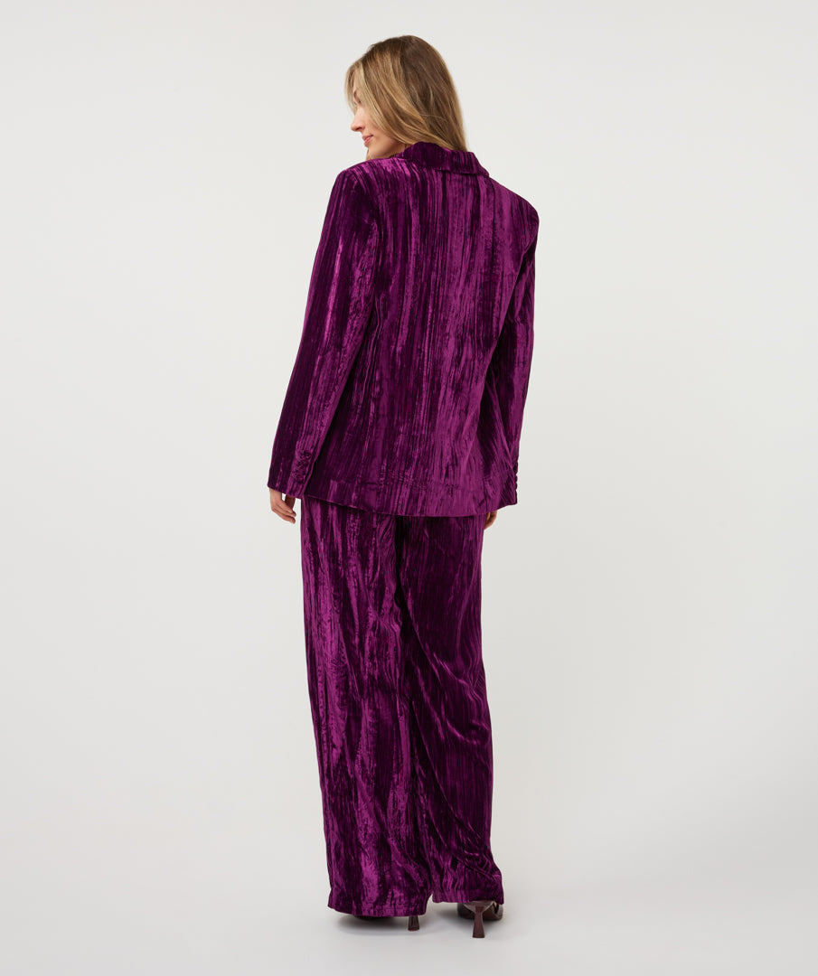 Esqualo blazer structure velours