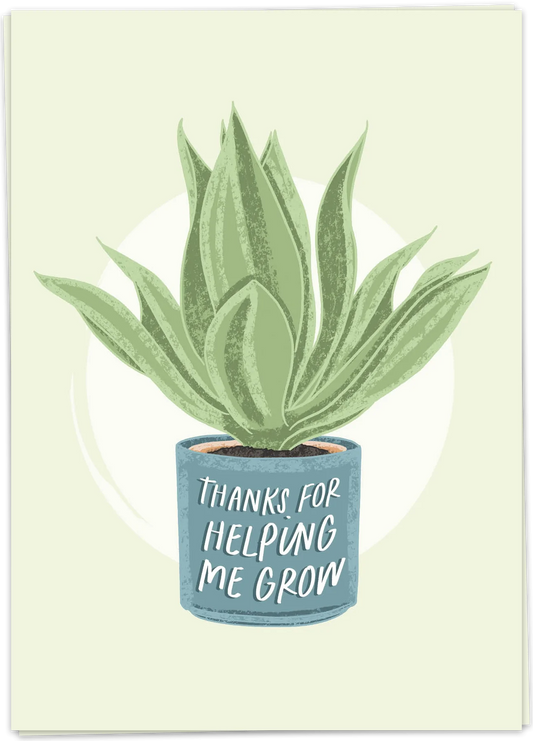 Kaart Blanche Helping me grow