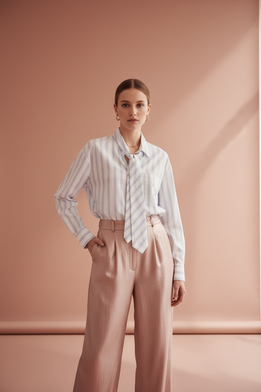 Blouse Amy & clo 2/2 - modelfoto