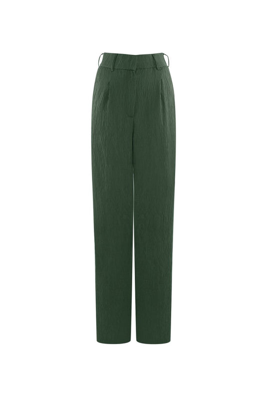 Chic comfort pants - green