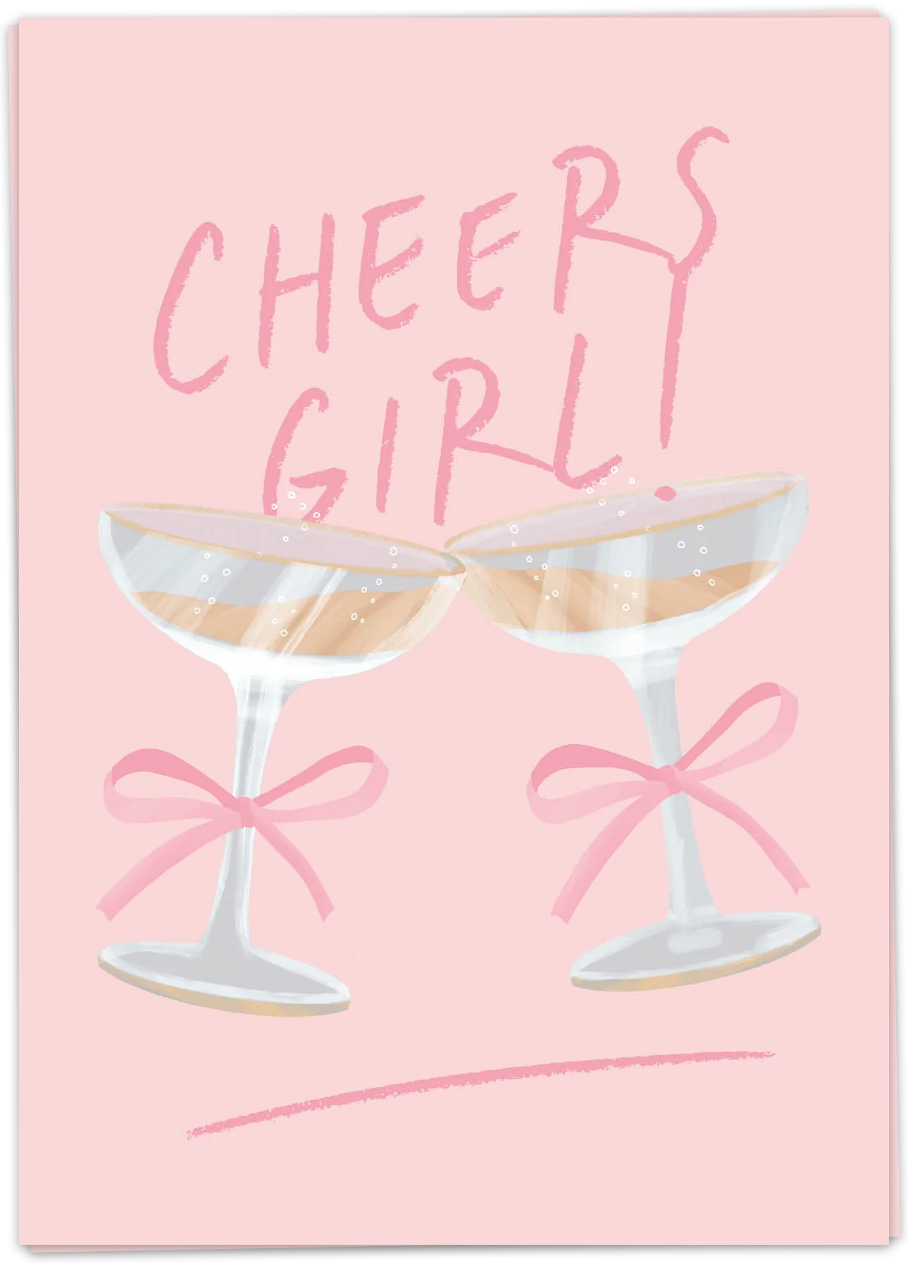 Kaart Blanche Cheers girl