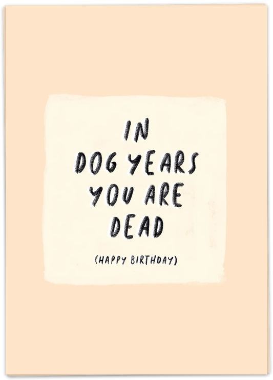 Kaart Blanche Dog years