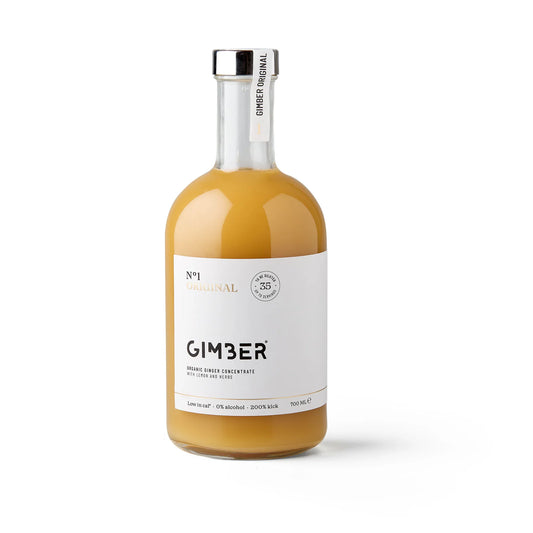 GIMBER N°1 Original Gimber original: een heerlijke mix van premium gember, citroen, kruiden en specerijen.