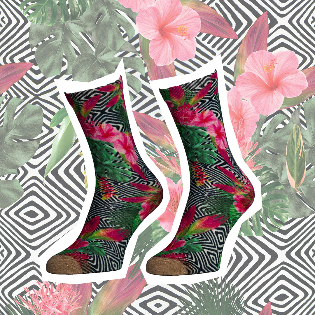 Sock my feet sokken - Sock My Hibiscus