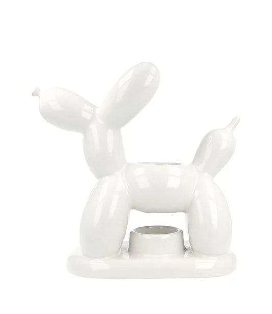 Scentchips® Balloon Dog glanzend wit waxbrander geurbrander