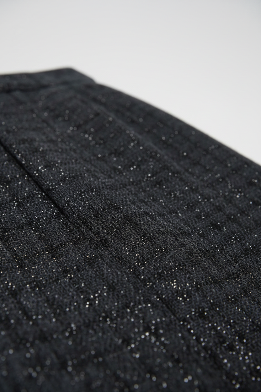 Geruite straight pants - close-up detail checkered patroon