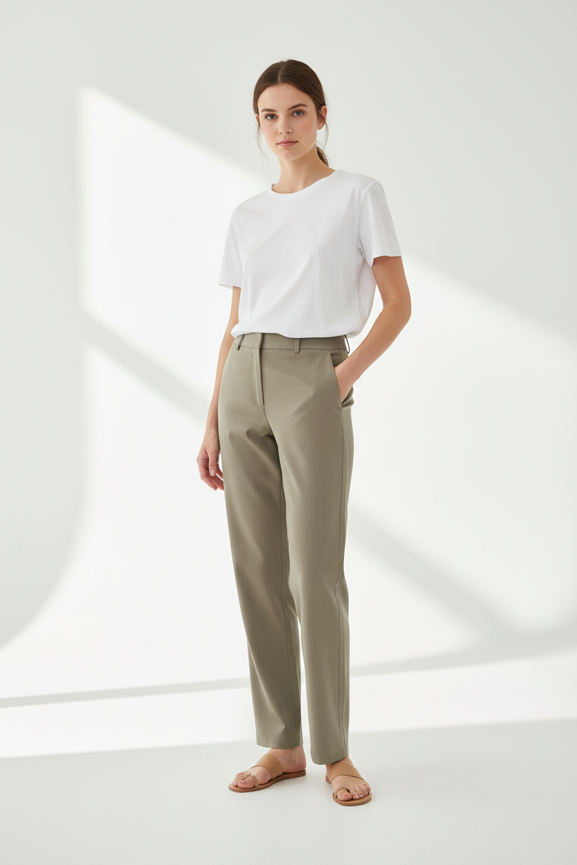 Show Your Smile pantalon - camel