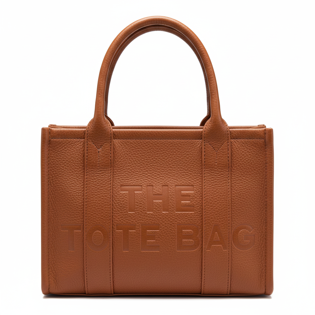 The totebag large cognac - professionele productfoto