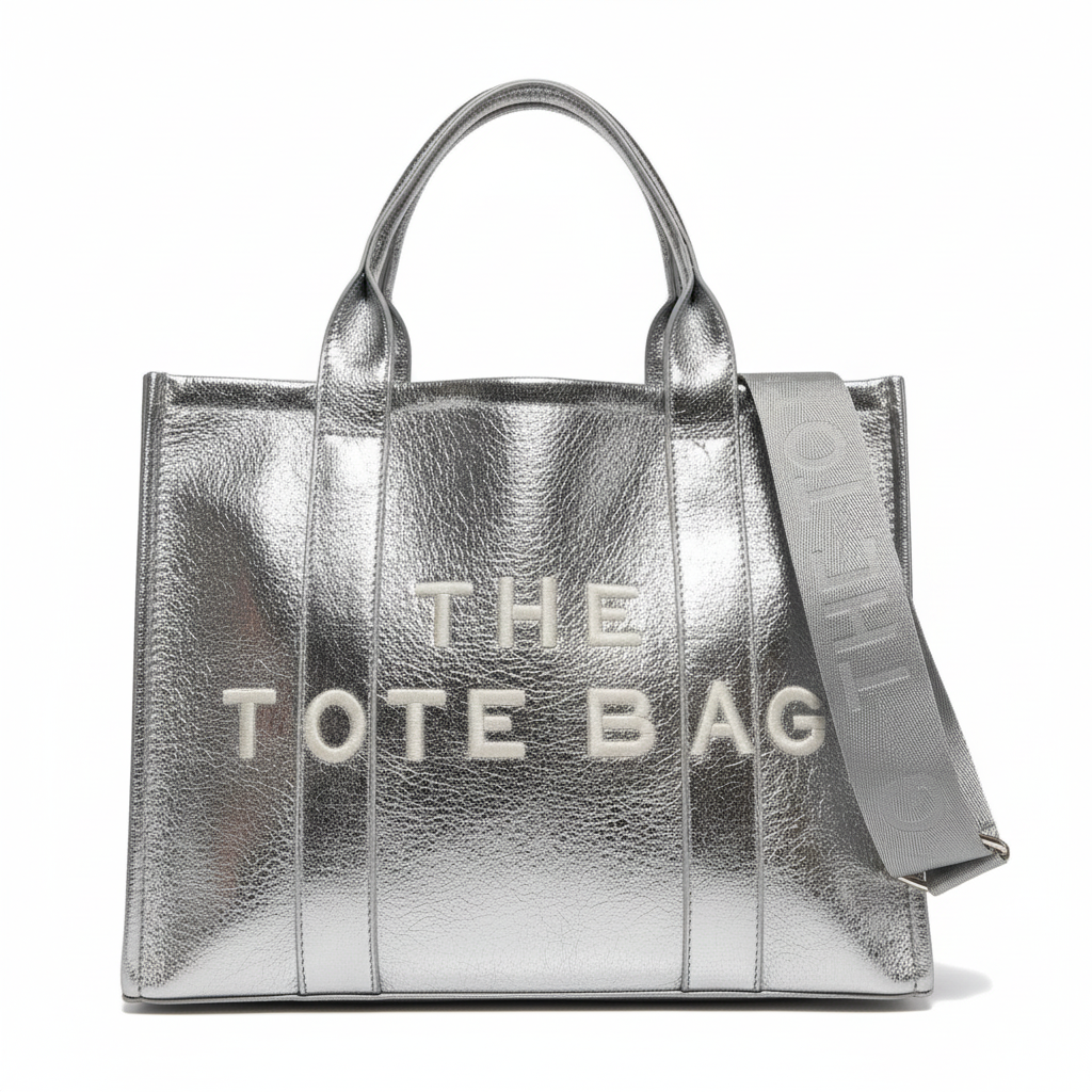 The Tote Bag - Metalic Gold large - professionele productfoto