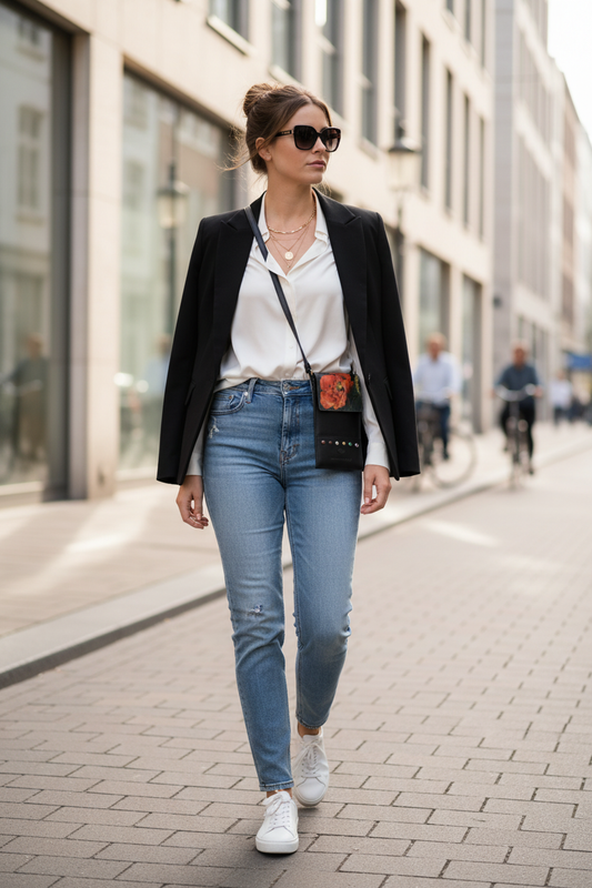 Micmacbags Masterpiece telefoontasje lifestyle shot