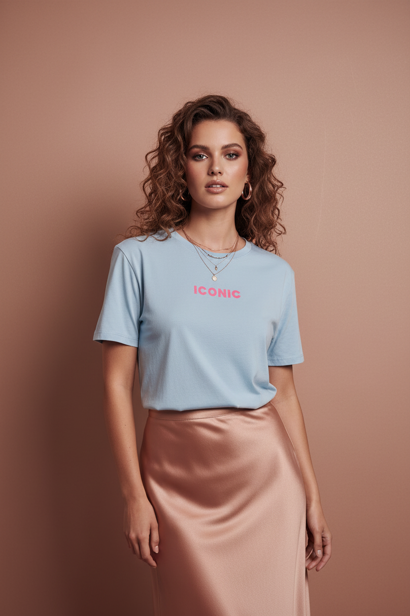 Model in Shirt Iconic - editorial stijl