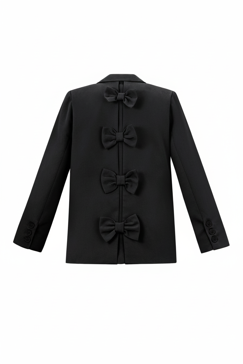 Blazer with bow - detail
