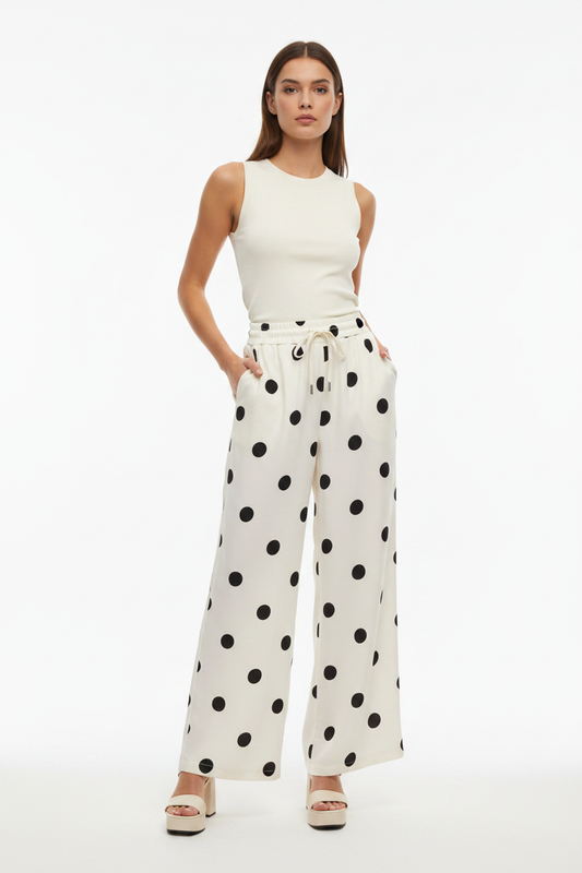 Polka dot pants