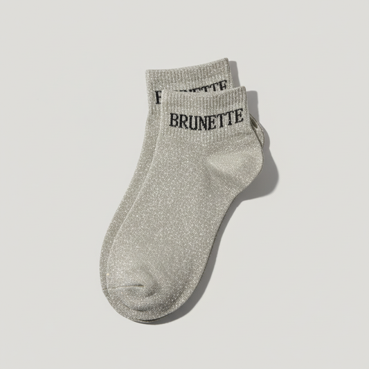 Chaussettes a paillettes BRUNETTE