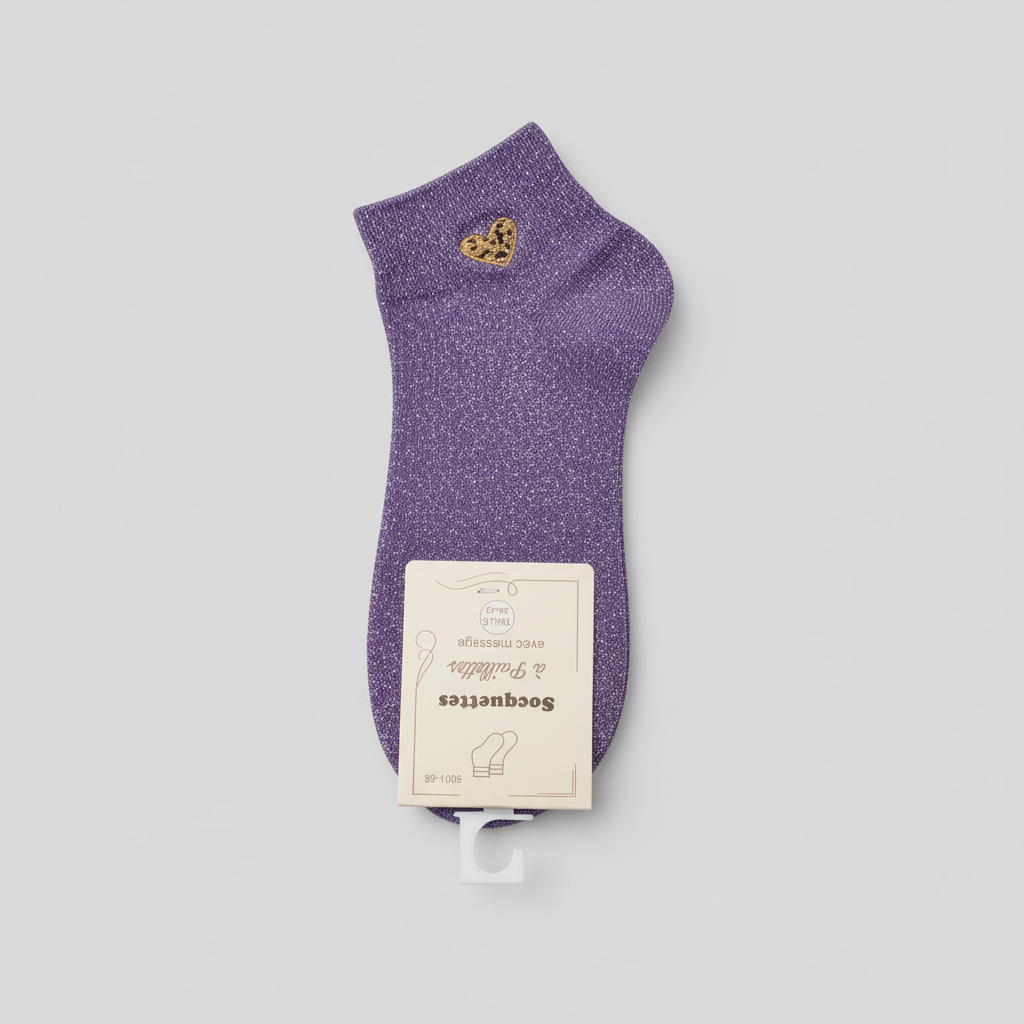 Chaussettes a paillettes hartje
