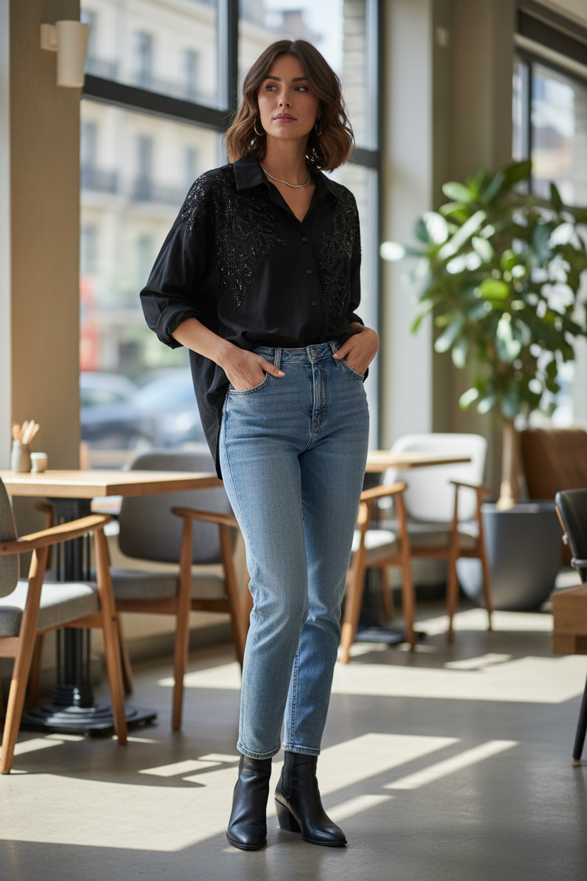 Majoe blouse - casual styling