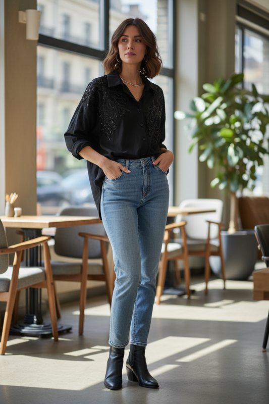 Majoe blouse - casual styling