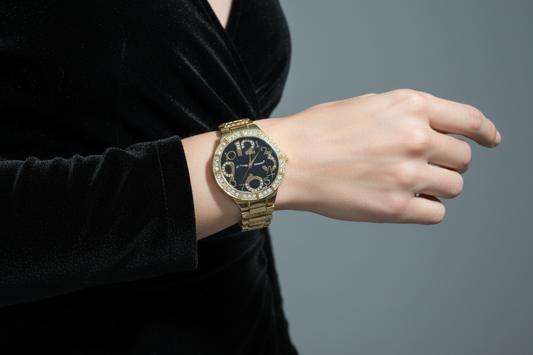 Giorgio Valentian Luxe Horloge met Kristallen