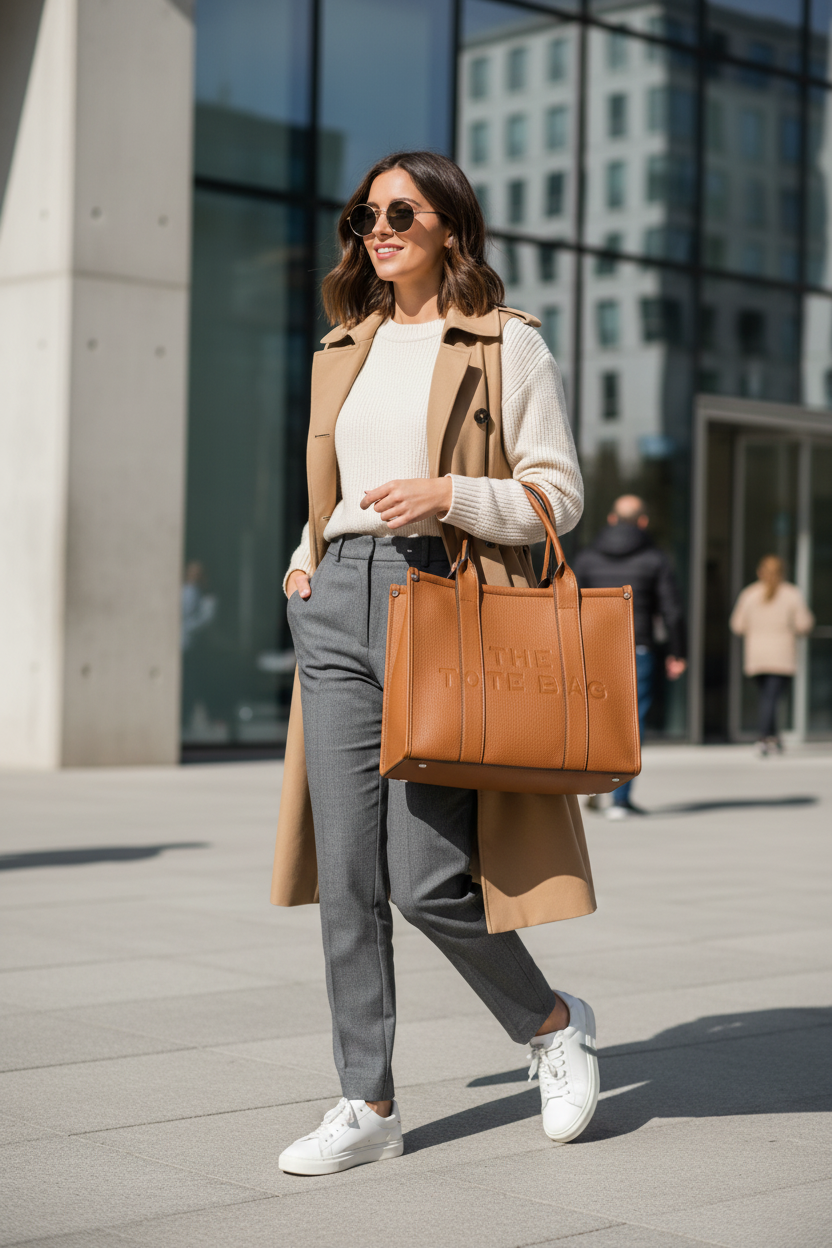 The Tote Bag Large lifestyle shot - stijlvolle draagtas