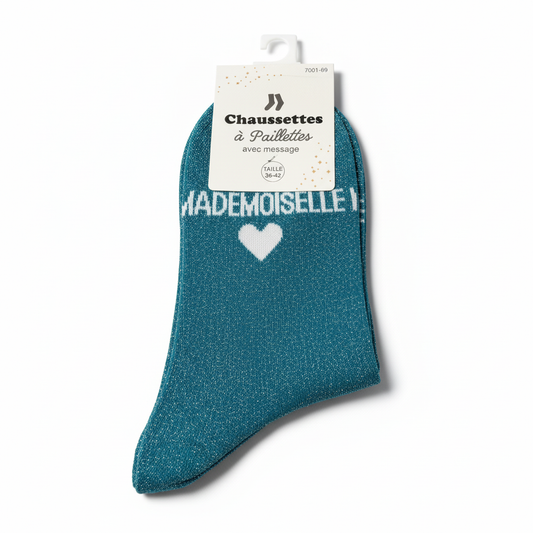 Chaussettes a paillettes Mademoiselle