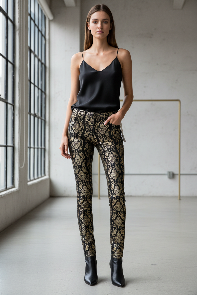 Model draagt Vero Moda Flash Skinny jeans - perfecte skinny fit