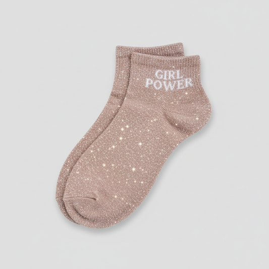 Chaussettes a paillettes GIRL POWER