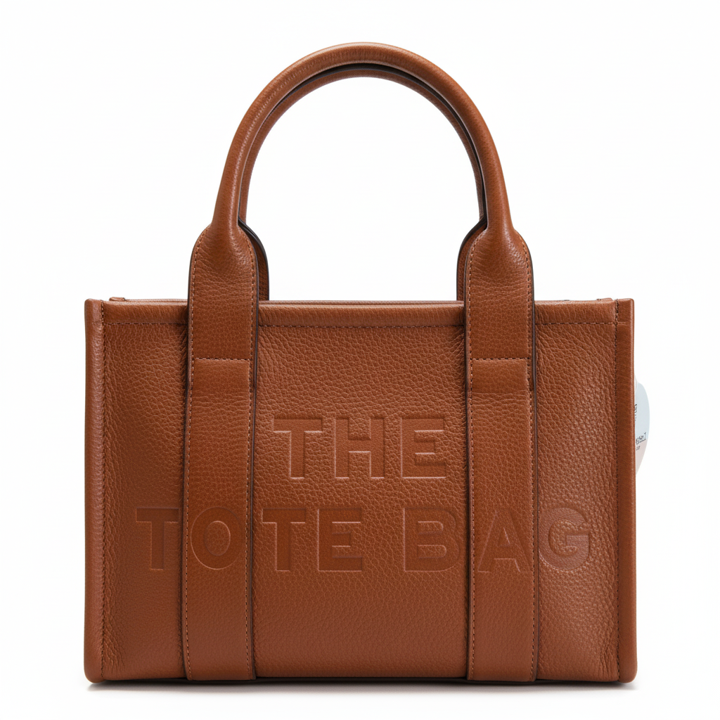 The totebag large cognac - professionele productfoto