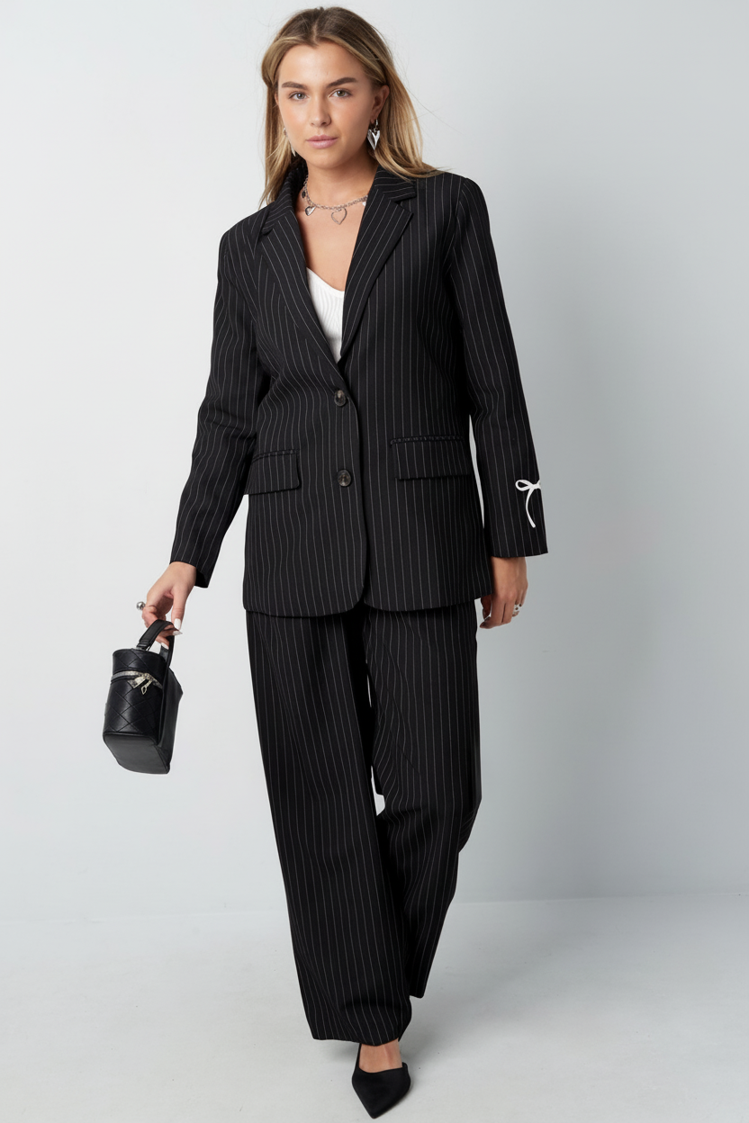 Blazer with love always - detail strikje mouw