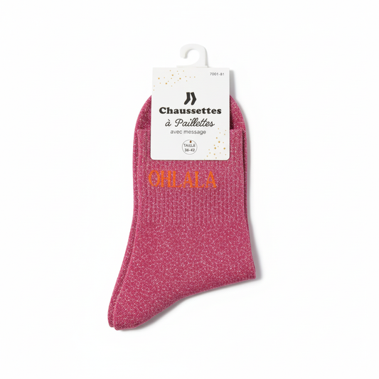 Chaussettes a paillettes OHLALA
