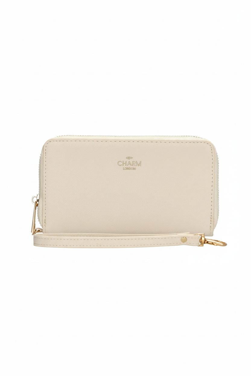 Charm London Birmingham portemonnee crème