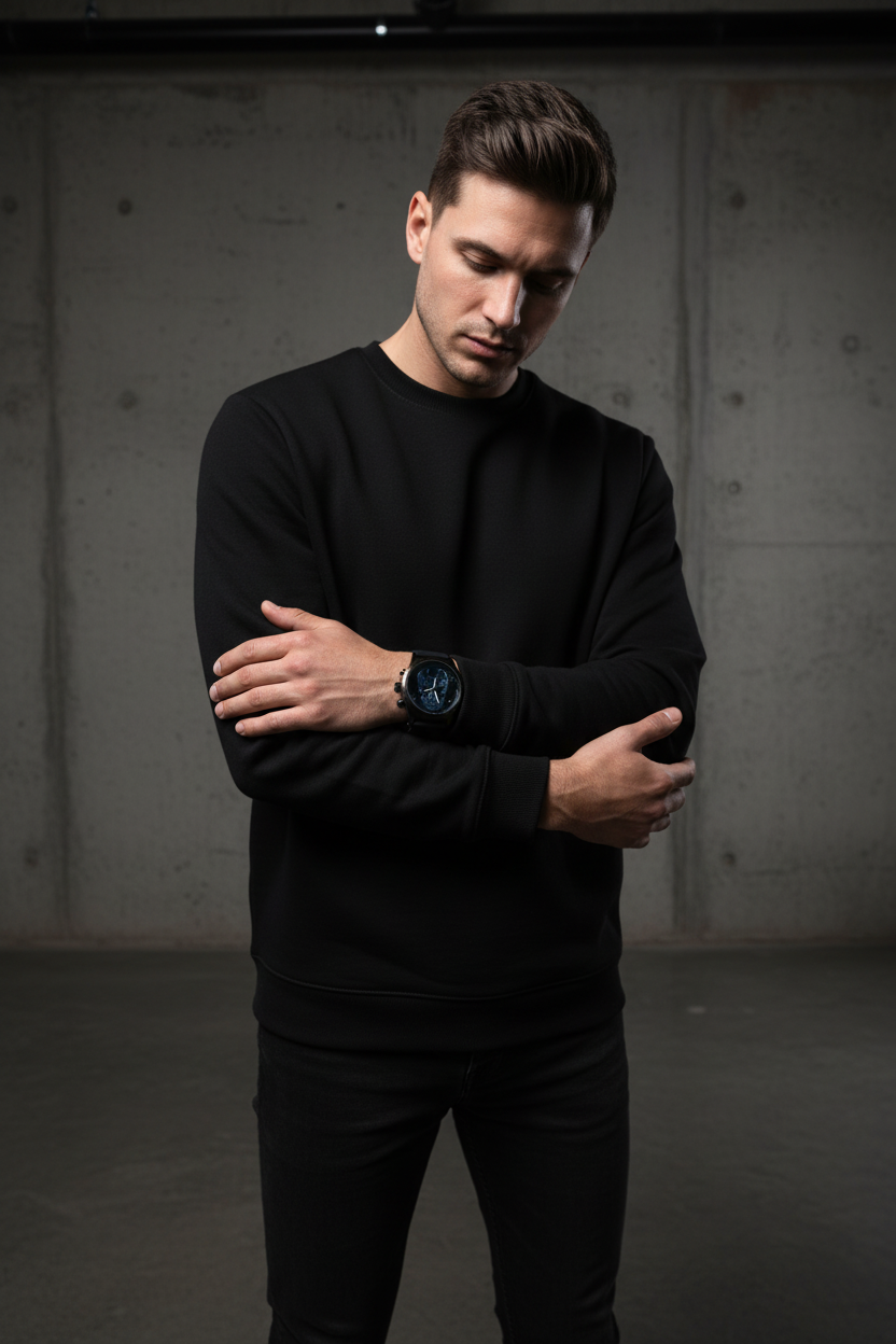 Skull Horloge - Zwart