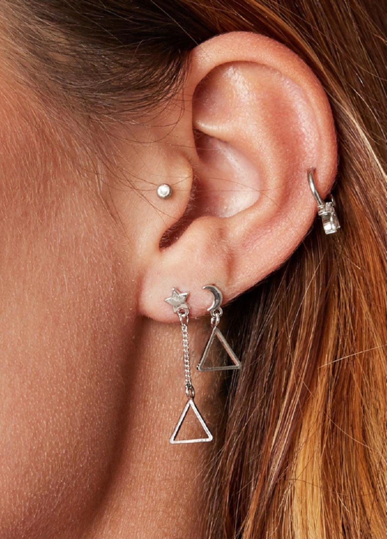 Earrings Triangular Space - Amazing wardrobe