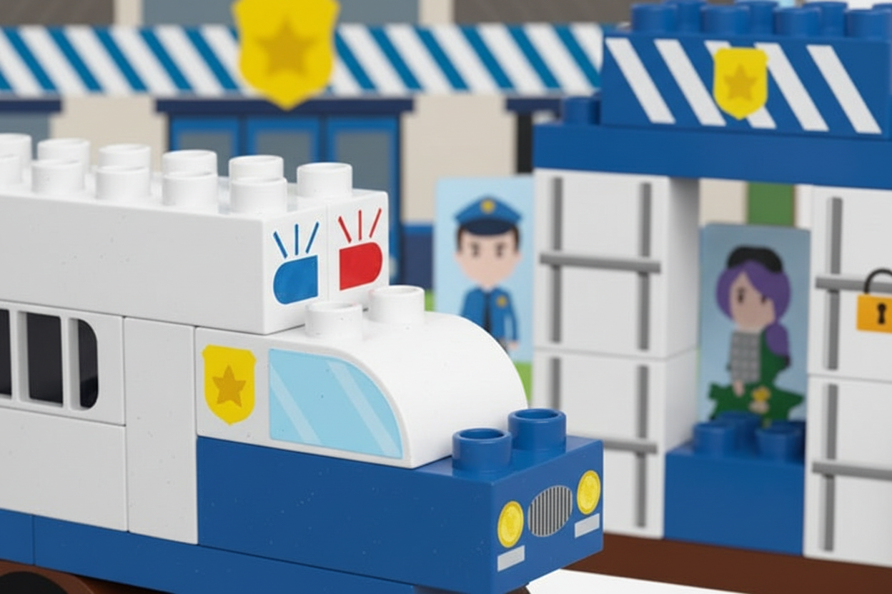 Close-up BioBuddy duurzame bouwblokken detail