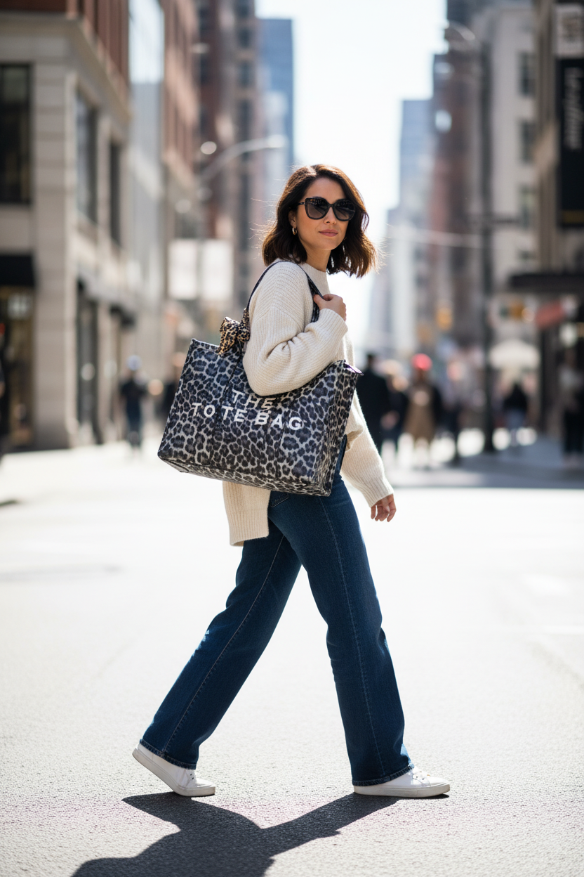 The Tote Bag Large lifestyle shot - urban style