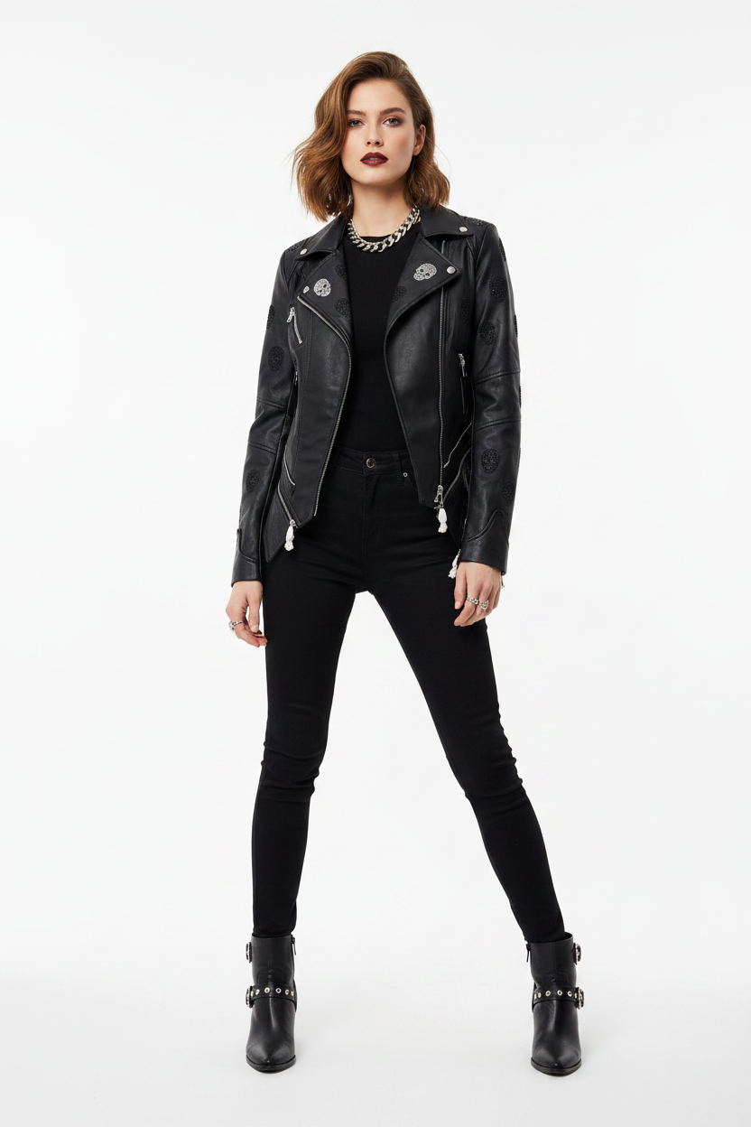 biker vest Giorgia