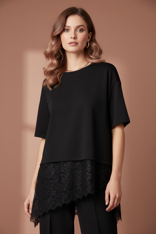 Model in Shirt Made in Italy - editorial stijl