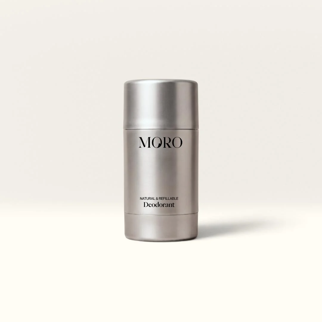 Moro Refillable Natural Deodorant Zilver