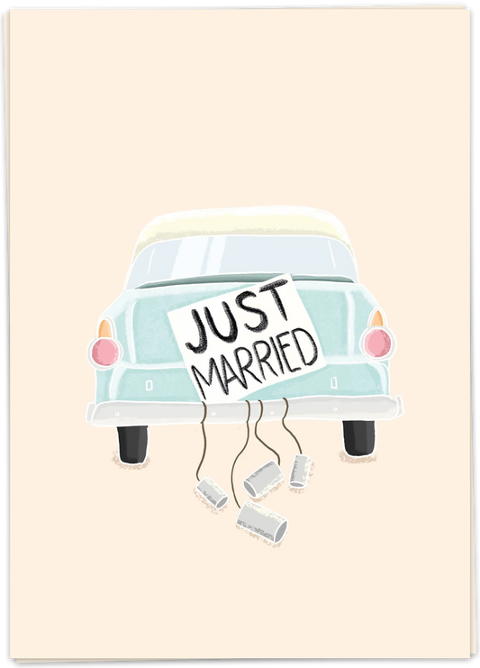 Kaart Blanche Just married