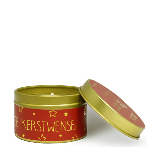 SOJAKAARS XS - EEN BLIKJE KERSTWENSEN - GEUR: WINTER GLOW