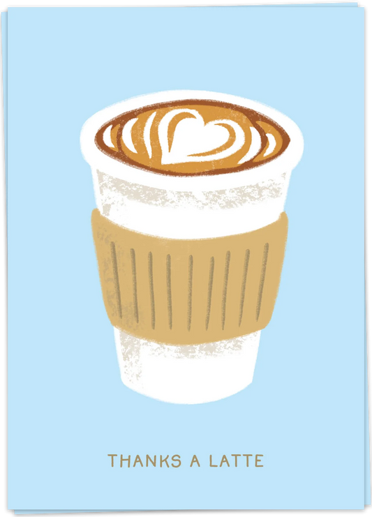 Kaart Blanche Thanks a latte