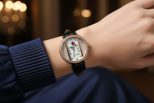 Professionele productfoto horloge op pols