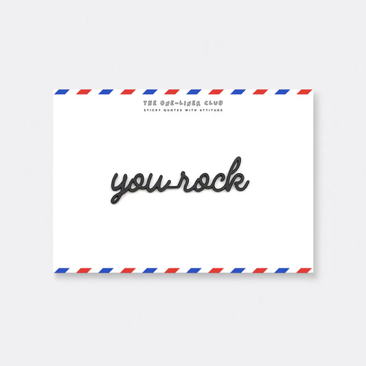 The One-Liner Club  You rock