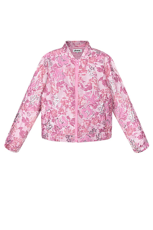 Flower fusion jacket - Pink