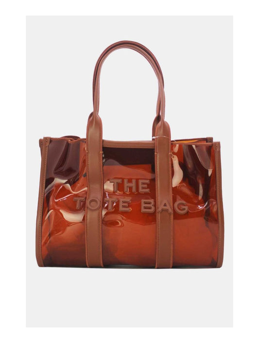 Tom & Eva Tote bag Tote Bag Transparent Oversize Brown