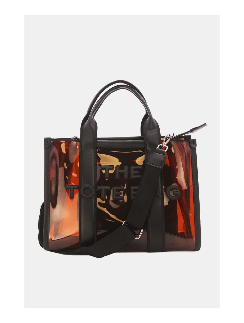 Tom & Eva Tote bag Transparent Shopping Bag Brown