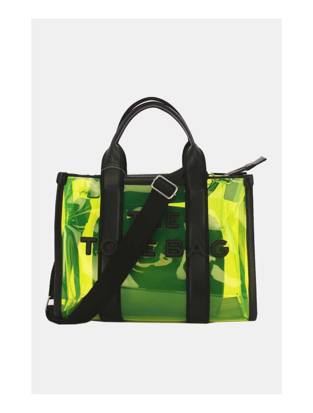 Tom & Eva Tote bag Transparent Shopping Bag Yellow