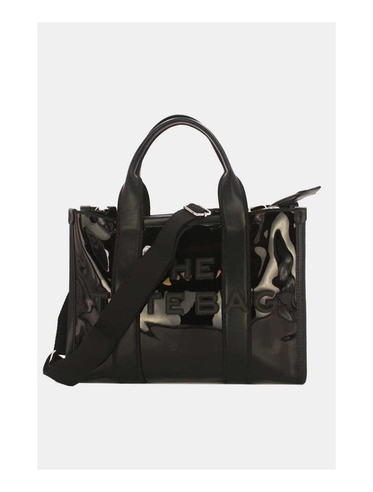 Tom & Eva Tote bag Transparent Shopping Bag Black